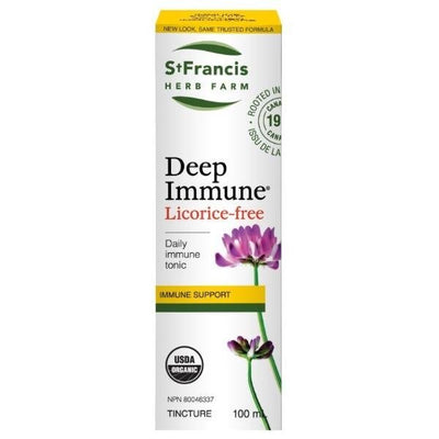 Deep Immune Sans Réglisse -St Francis Herb Farm -Gagné en Santé