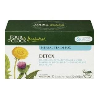 4 o'clock - detox herbal tea - 20 bags