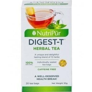 Nutripur - digest-t herbal tea - 20 tea bags