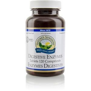 Nature's sunshine - digestive enzymes - 120 tabs