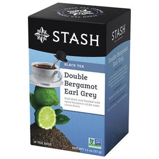 Stash - double bergamot earl grey black tea - 18 bags