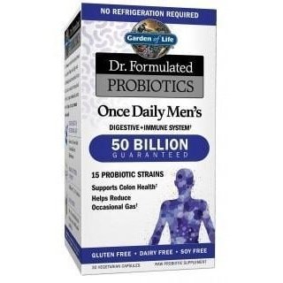Dr.formulated - once daily men's 50b probiotics ss 30 vcaps