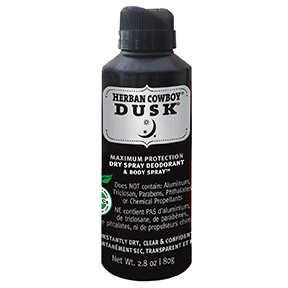 Herban cowboy - dry deodorant & body spray dusk 80g