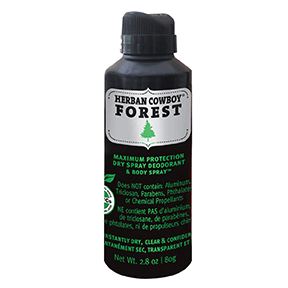 Dry Deodorant & Body Spray Forest - Herban Cowboy - Win in Health