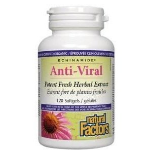 ECHINAMIDE® | Anti-Viral Extrait fort de plantes fraîches -Natural Factors -Gagné en Santé