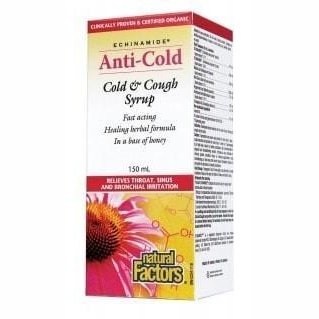 ECHINAMIDE® | Sirop pour le rhume et toux -Natural Factors -Gagné en Santé