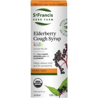 St-francis - elderberry cough syrup for kids - 120 ml