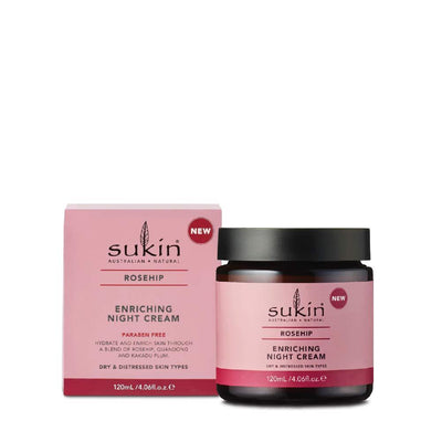 Enrishing Night Cream Rosehip - Sukin Organics - Win in Health