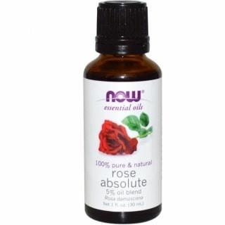 Huile Essentielle - Rose Absolue 5% -NOW -Gagné en Santé
