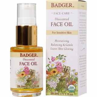 Face Oil - Unscented - Badger Balm - Win in Health