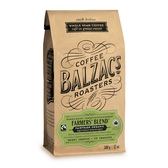 Balzac's - whole bean coffee - farmer's blend 340 g – Win in Health