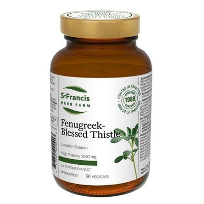 Fenugreek/Blessed Thistle Capsules - St Francis Herb Farm - Win in Health