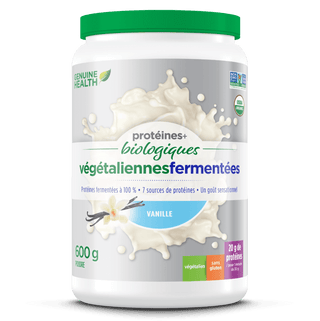 Genuine health - fermented organic vegan proteins+