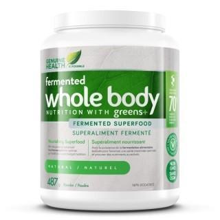 Genuine health - fermented whole body nutrition with greens+ : natural - 487g