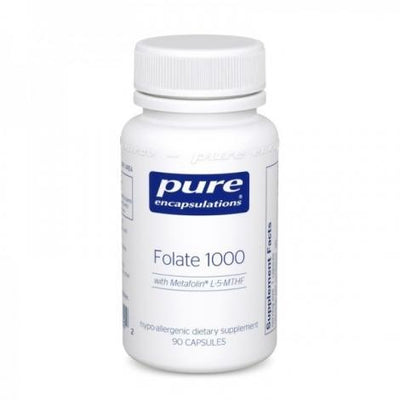 Folate 1000 -Pure encapsulations -Gagné en Santé