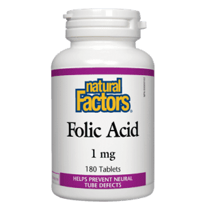 Natural factors - folic acid 1 mg