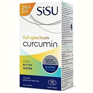 Sisu - full spectrum curcumin | bonus 75 softgels