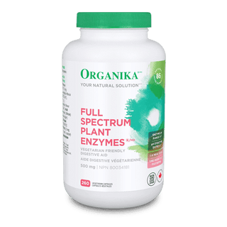 Full spectrum plant enzymes 500mg - Organika - Win in Health