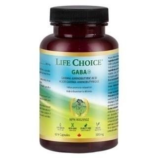 GABA 500 mg -Life Choice -Gagné en Santé