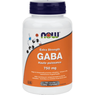 Now - gaba extra strength 750mg -100 vcaps