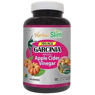 Garcinia Cambogia avec vinaigre de cidre de pommes -Herbal Slim -Gagné en Santé