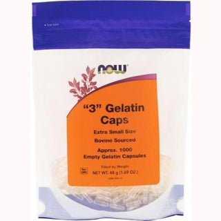 Now - empty gelatin capsules