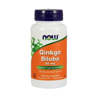 Now - ginkgo biloba 60 mg