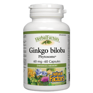 Natural factors - ginkgo biloba phytosome | herbalfactors®
