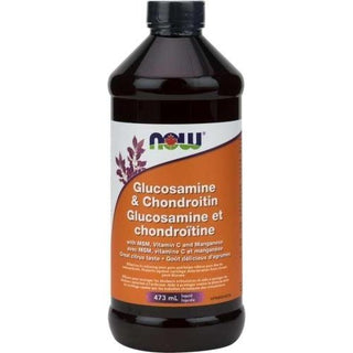 Now - glucosamine & chondroitin liquid 473 ml