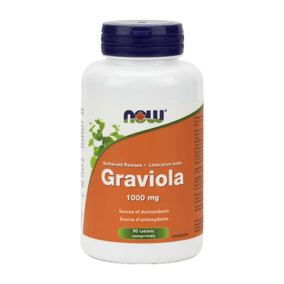 Graviola double puissance 1000 mg -NOW -Gagné en Santé