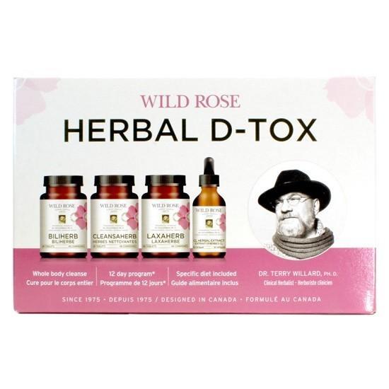 Herbal D-Tox - Cure de nettoyage Complète -Wild Rose -Gagné en Santé