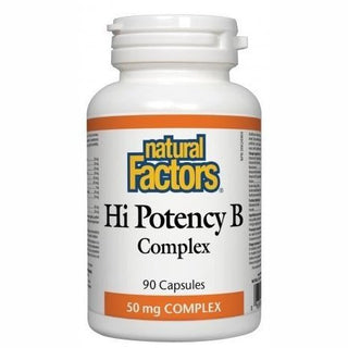 Natural factors - hi potency b complex - 50 mg