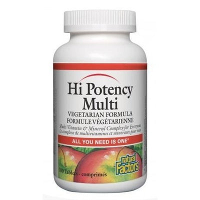 Hi Potency Multi -Natural Factors -Gagné en Santé