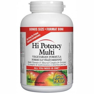 Hi Potency Multi, Format Boni - Natural Factors - Win in Health