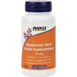 Now - hyaluronic acid 15 mg 60 vcaps