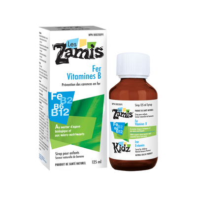 Fer et vitamines B -Les Zamis / Kidz -Gagné en Santé