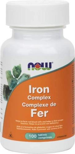 Now - iron complex - 100 tabs