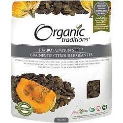 Jumbo Pumpkin Seeds - Organic Traditions - Win in Health