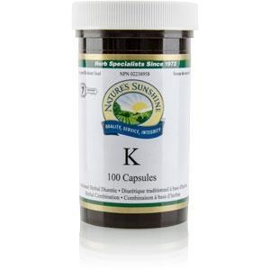 K Combination (100 Capsules) -Nature's Sunshine -Gagné en Santé