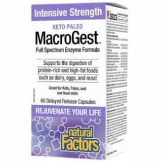 Natural factors - keto paleo macrogest 60 vcaps