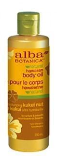 Alba botanica - kukui nut body oil - 250 ml
