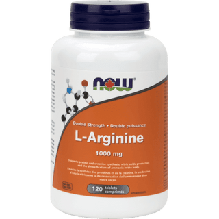 L-Arginine 1000 mg -NOW -Gagné en Santé