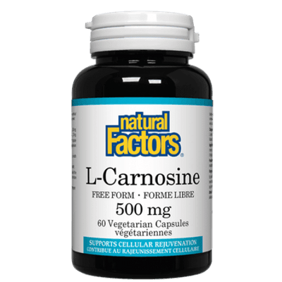 L-Carnosine, 500 mg -Natural Factors -Gagné en Santé