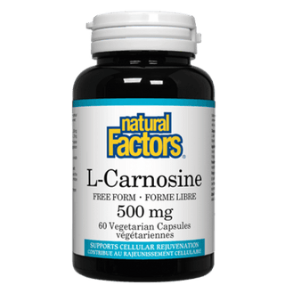 Natural factors - l-carnosine 500mg - 60 vcaps