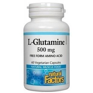L Glutamine 500 mg -Natural Factors -Gagné en Santé