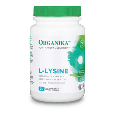 L-Lysine 500mg -Organika -Gagné en Santé