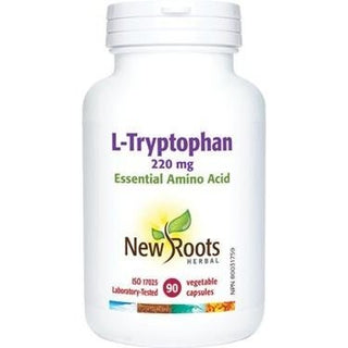 L-Tryptophan 220 mg -New Roots Herbal -Gagné en Santé