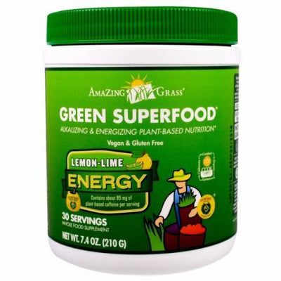 Lemon Lime Energy Green SuperFood - Amazing Grass - Win in Health