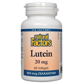 Natural factors - lutein 20 mg