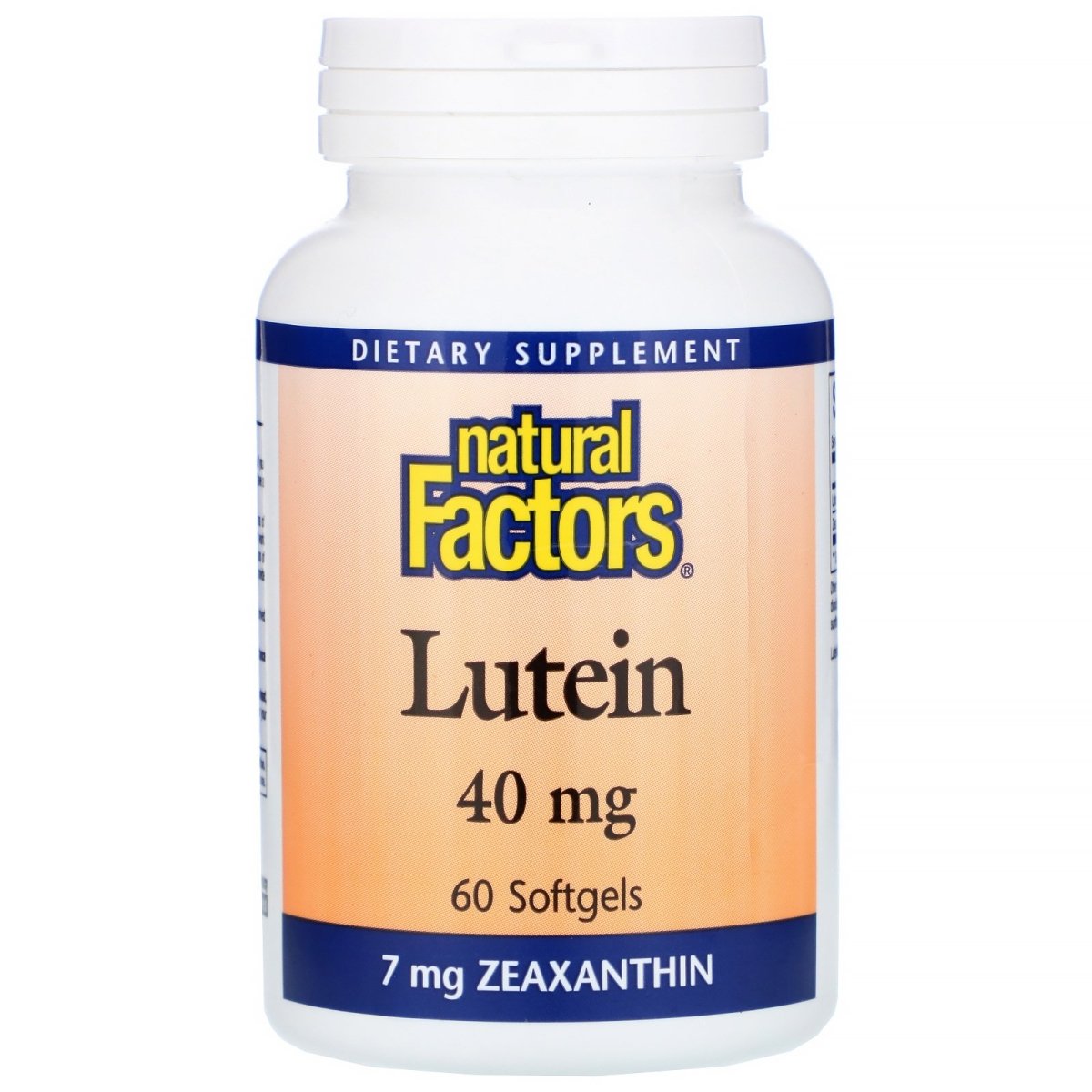 Lutéine 40 mg -Natural Factors -Gagné en Santé